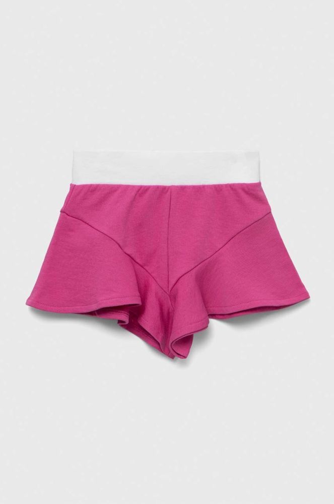 Дитячі шорти United Colors of Benetton колір рожевий однотонні (3171014)