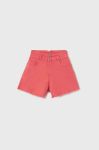 Дитячі джинсові шорти Mayoral колір рожевий однотонні (3046328)