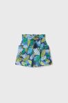 Дитячі бавовняні шорти Mayoral візерунок колір блакитний (2948609)