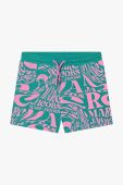 Дитячі бавовняні шорти Marc Jacobs колір зелений візерунок (3075192)