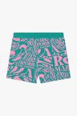 Дитячі бавовняні шорти Marc Jacobs колір зелений візерунок (3075192)