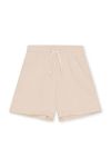 Дитячі бавовняні шорти Konges Sl?jd колір бежевий однотонні