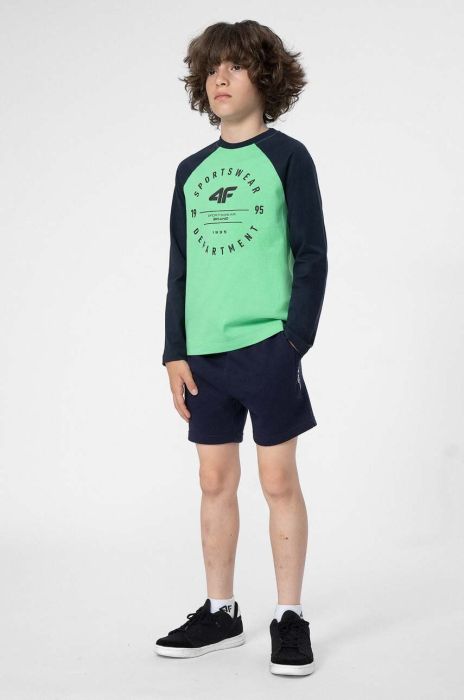 Дитячі шорти 4F колір синій однотонні (3106865)
