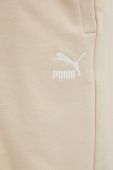 Бавовняні шорти Puma колір бежевий 538126-01