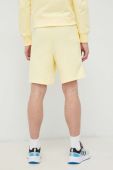 Бавовняні шорти Fila колір жовтий