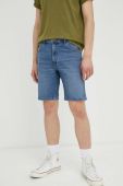 Джинсові шорти Wrangler чоловічі колір блакитний (3259162)