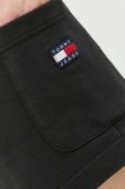 Бавовняні шорти Tommy Jeans колір чорний (2997277)