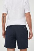 Лляні шорти BOSS колір синій