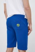 Бавовняні шорти North Sails колір блакитний