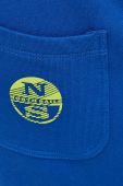 Бавовняні шорти North Sails колір блакитний