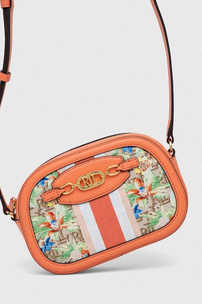 Сумочка Lauren Ralph Lauren колір помаранчевий
