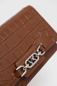 Шкіряна сумка MICHAEL Michael Kors колір коричневий