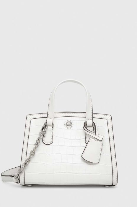 Шкіряна сумочка MICHAEL Michael Kors колір білий (2894142)