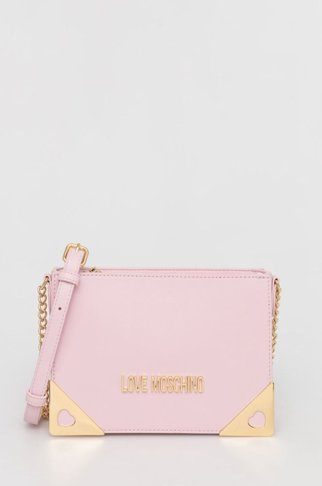 Сумочка Love Moschino колір рожевий (3129315)