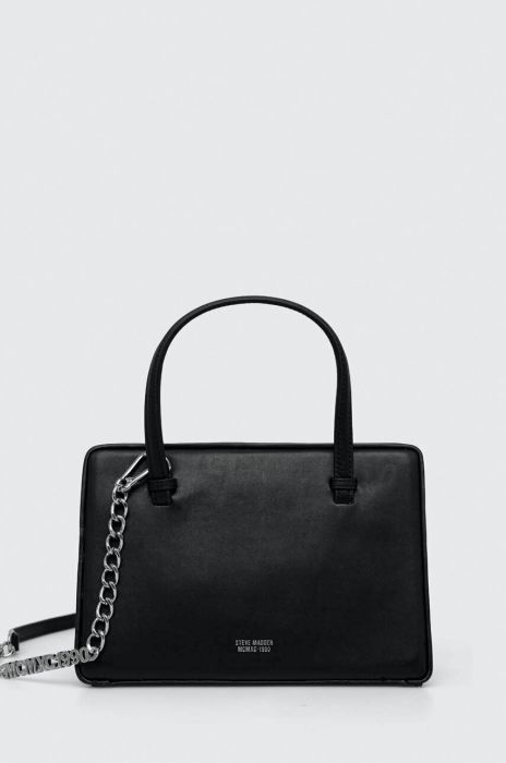 Шкіряна сумочка Steve Madden Bignite колір чорний SM20000001