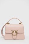 Шкіряна сумочка Pinko колір рожевий (2922581)