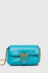Шкіряна сумочка Pinko колір бірюзовий (2922622)