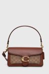 Шкіряна сумочка Coach колір коричневий (2975736)