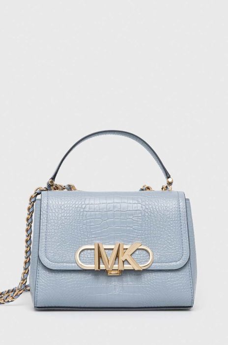 Шкіряна сумочка MICHAEL Michael Kors колір блакитний (3145354)