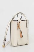 Шкіряна сумочка Tory Burch колір бежевий (3029061)