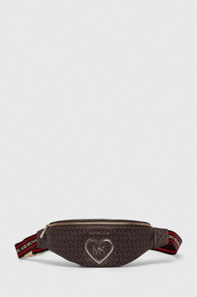 Дитяча сумка на пояс Michael Kors колір коричневий (3208037)