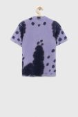 Дитяча бавовняна футболка Guess колір фіолетовий візерунок (2933918)
