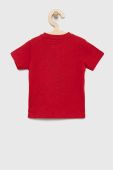 Дитяча бавовняна футболка Guess колір червоний з принтом (2857106)