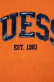 Дитяча бавовняна футболка Guess колір помаранчевий візерунок (2883349)