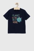 Дитяча бавовняна футболка Birba&Trybeyond колір синій з принтом (3096010)