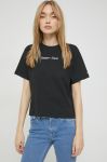 Бавовняна футболка Tommy Jeans колір чорний (2887661)