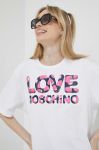 Бавовняна футболка Love Moschino колір білий (3153625)