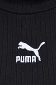 Боді Puma CLASSICS жіночі колір чорний півгольф 539003-01