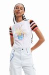 Бавовняна футболка Desigual колір білий (3141348)