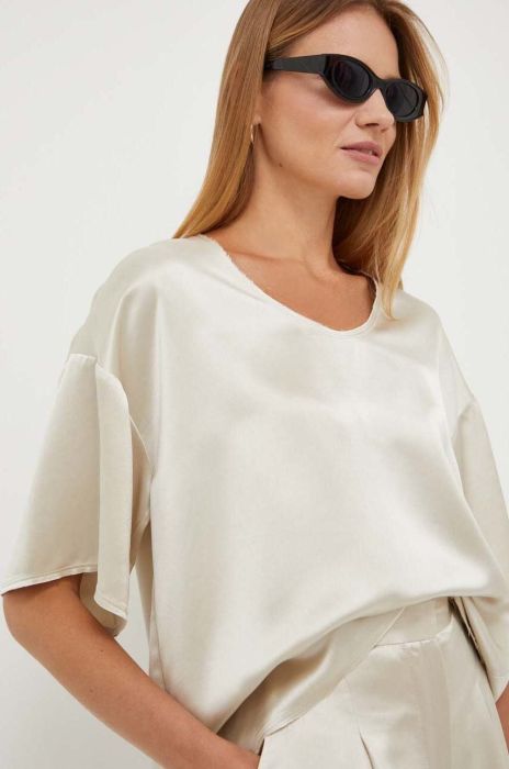 Футболка By Malene Birger жіночий колір бежевий (3239170)