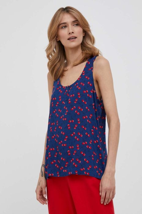 Блузка United Colors of Benetton колір синій (3307136)