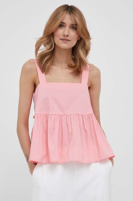 Блузка United Colors of Benetton колір рожевий (3307151)