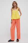 Блузка United Colors of Benetton колір жовтий (3307156)