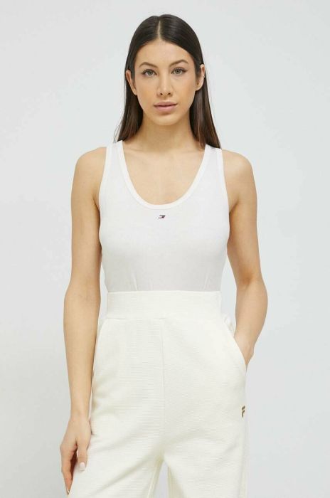 Топ Tommy Hilfiger жіночий колір бежевий (3037161)