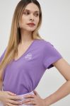 Бавовняна футболка Pinko колір фіолетовий (3091342)