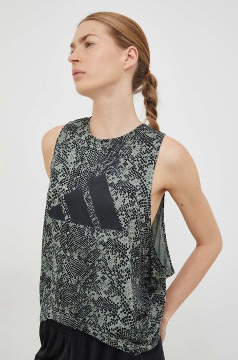 Топ для тренувань adidas Performance Train Icons колір зелений