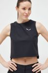 Спортивний топ Salewa Pedroc Dry Responsive жіночий колір чорний