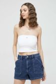 Топ Tommy Jeans жіночий колір білий (3029370)