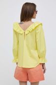 Блузка PS Paul Smith жіноча колір жовтий однотонна