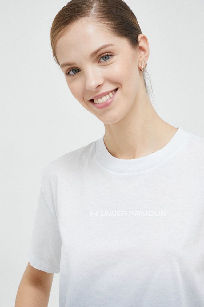 Футболка Under Armour жіночий колір блакитний (3133740)
