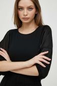 Блузка Deha колір чорний