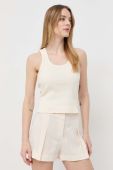 Топ Patrizia Pepe жіночий колір бежевий (3114190)