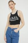 Топ Von Dutch жіночий колір чорний