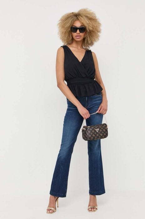 Блузка Morgan колір чорний (3329150)