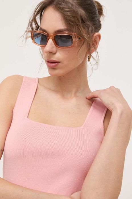 Топ Morgan жіночий колір рожевий (3286099)