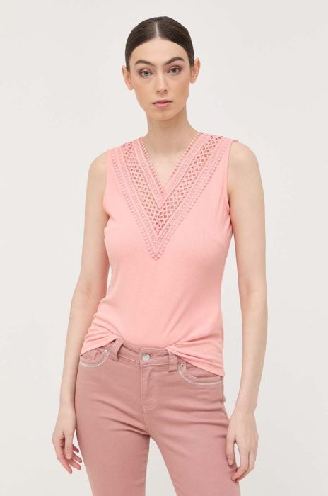 Топ Morgan жіночий колір помаранчевий (3297985)